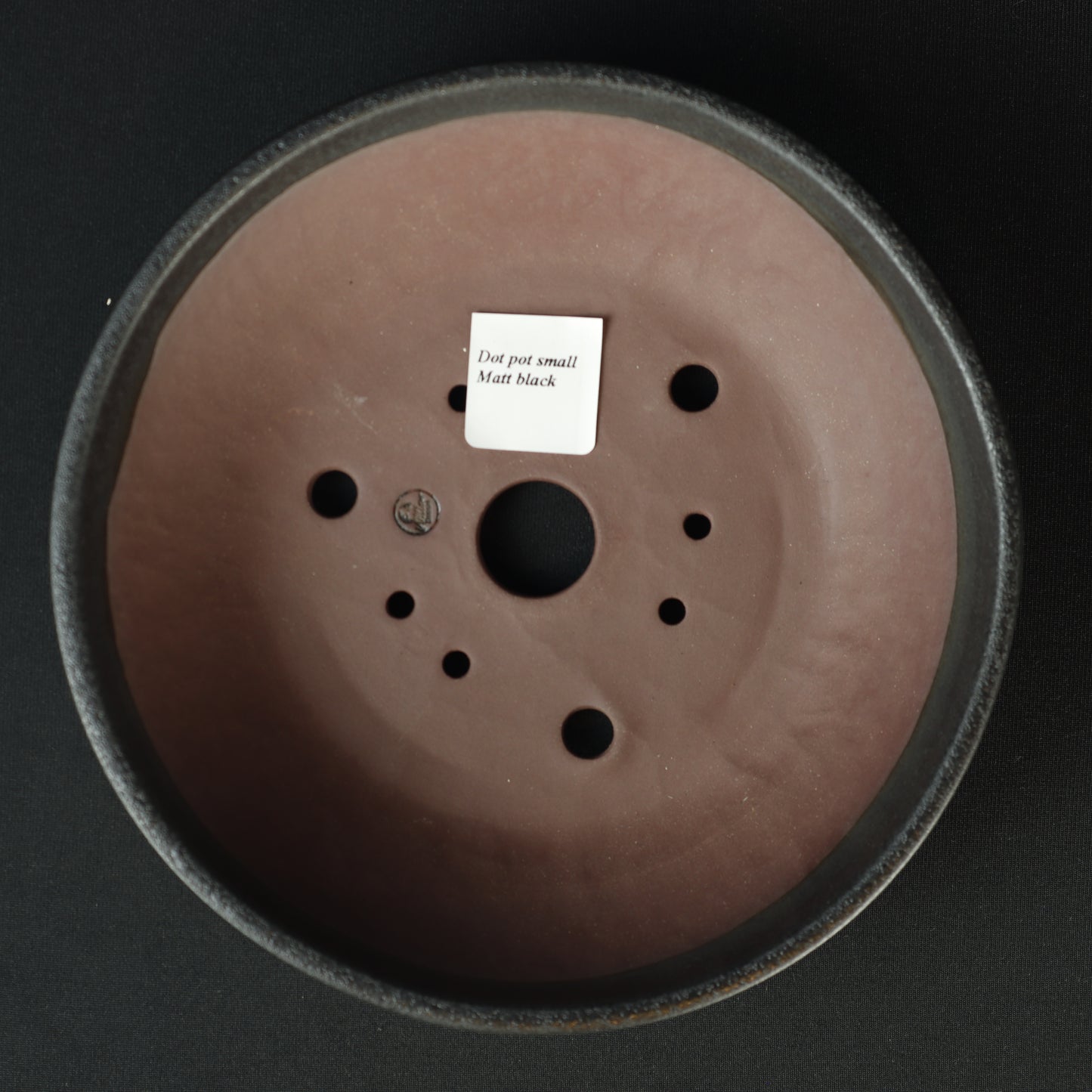 Dot Pot Small Matte Black