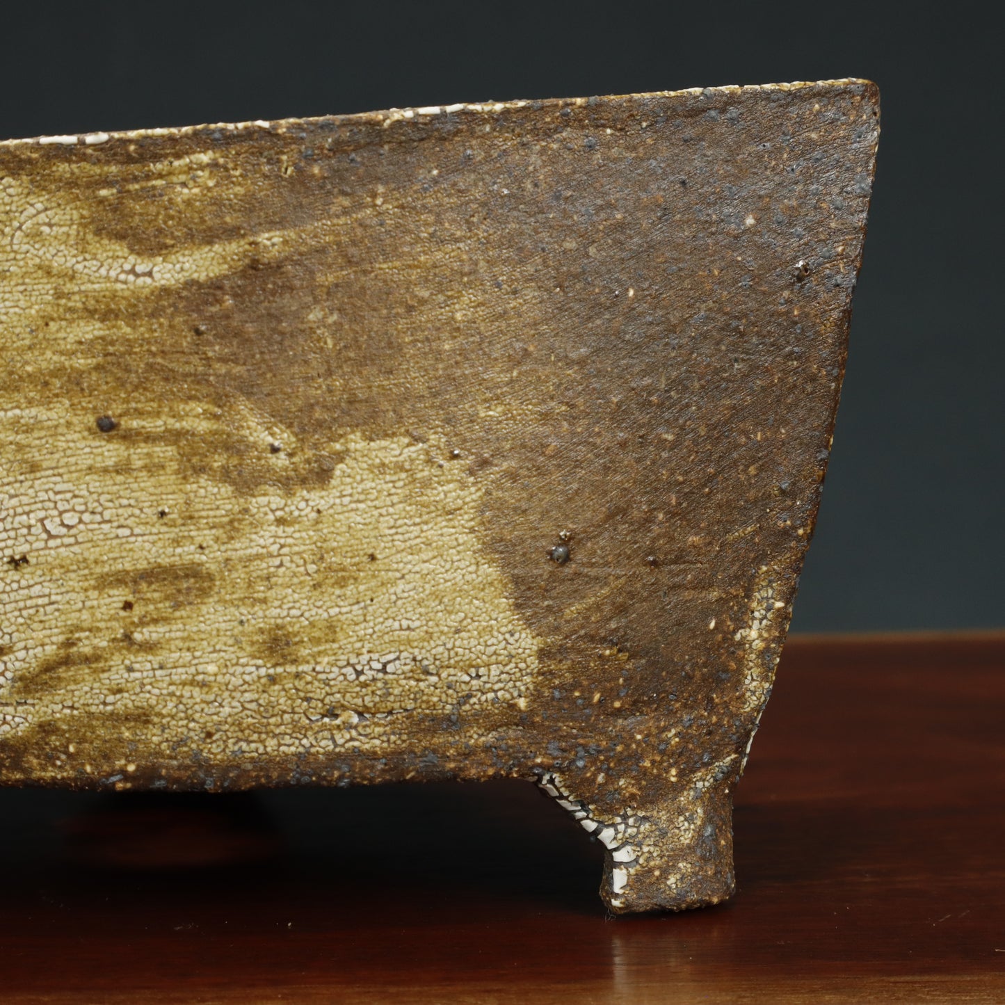 Hand Made Triangle Shaped Pot - Denise Allen #5
