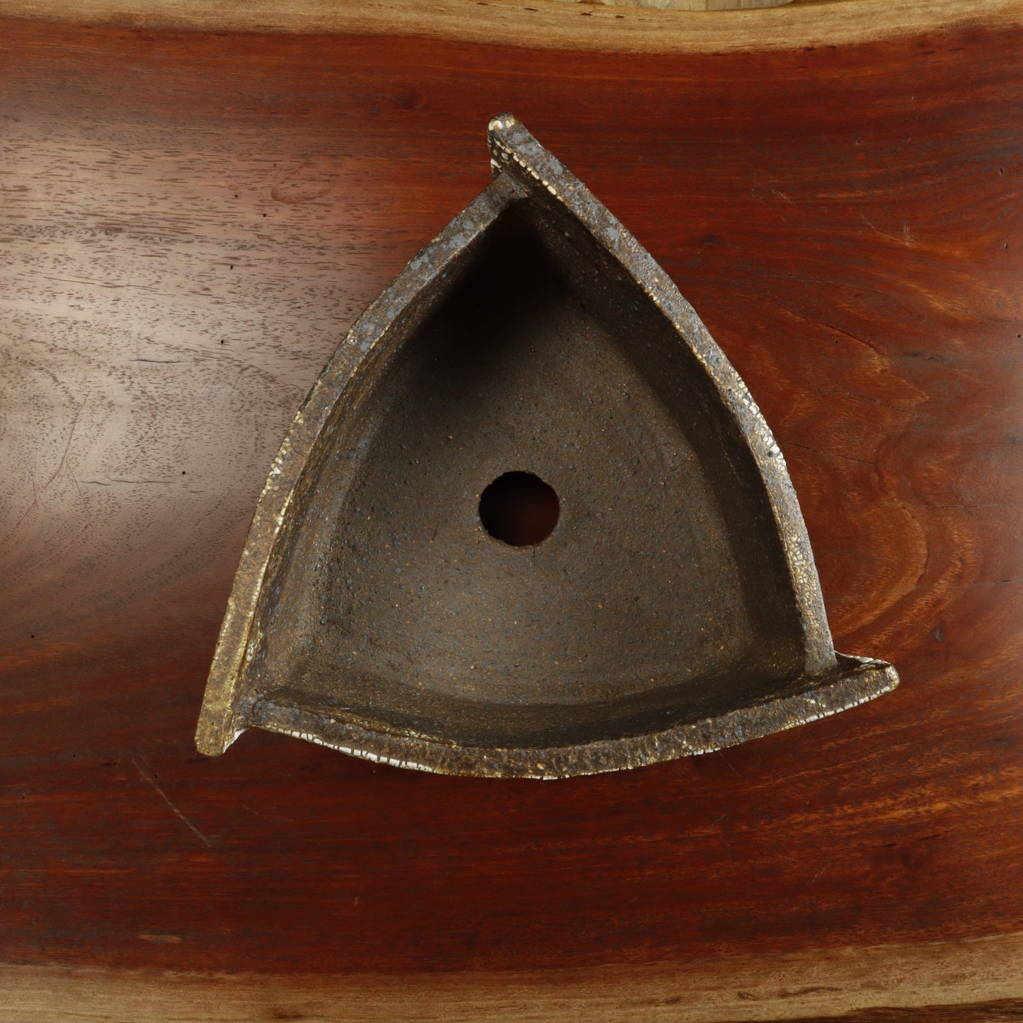 Hand Made Triangle Shaped Pot - Denise Allen #5