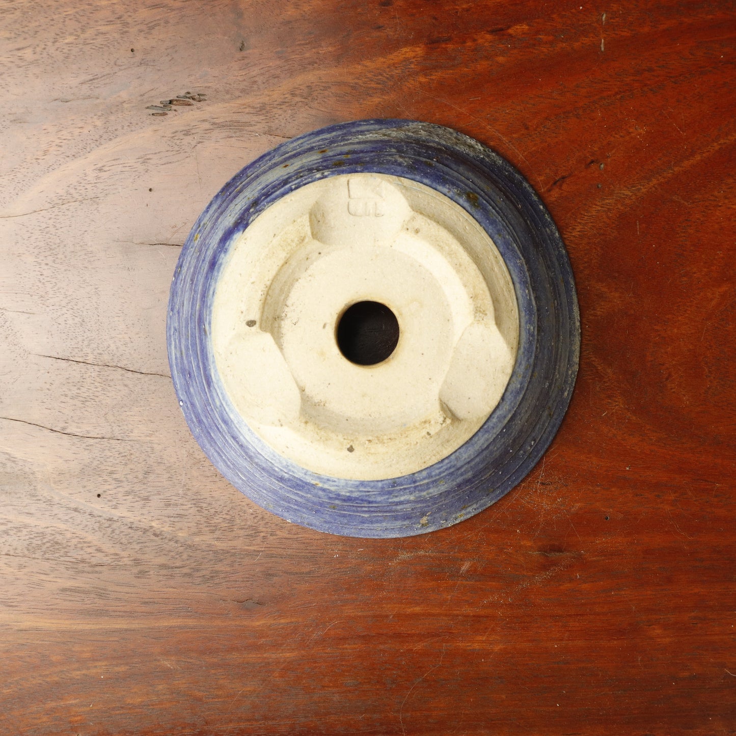 Marg Fenn Round Glazed Bonsai Pot