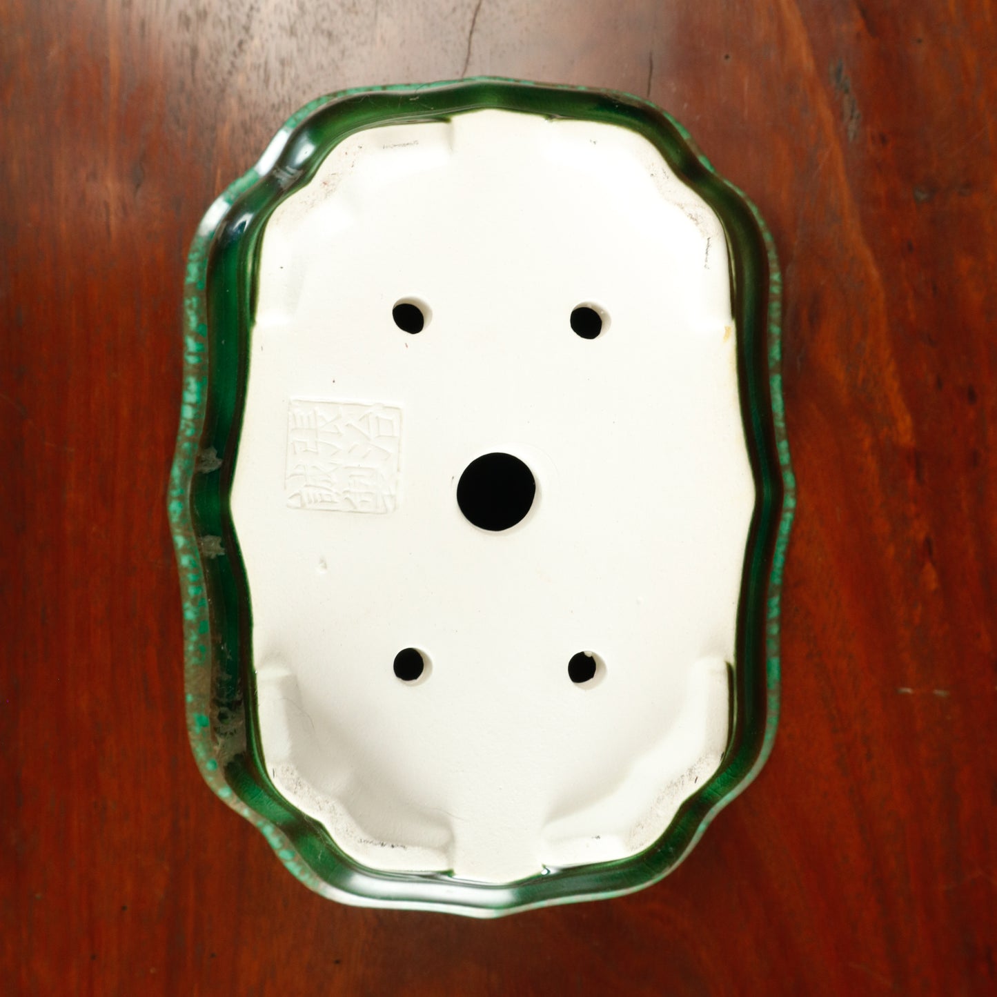 Chinese Lotus Pot Drip Glaze + Crackle Glaze