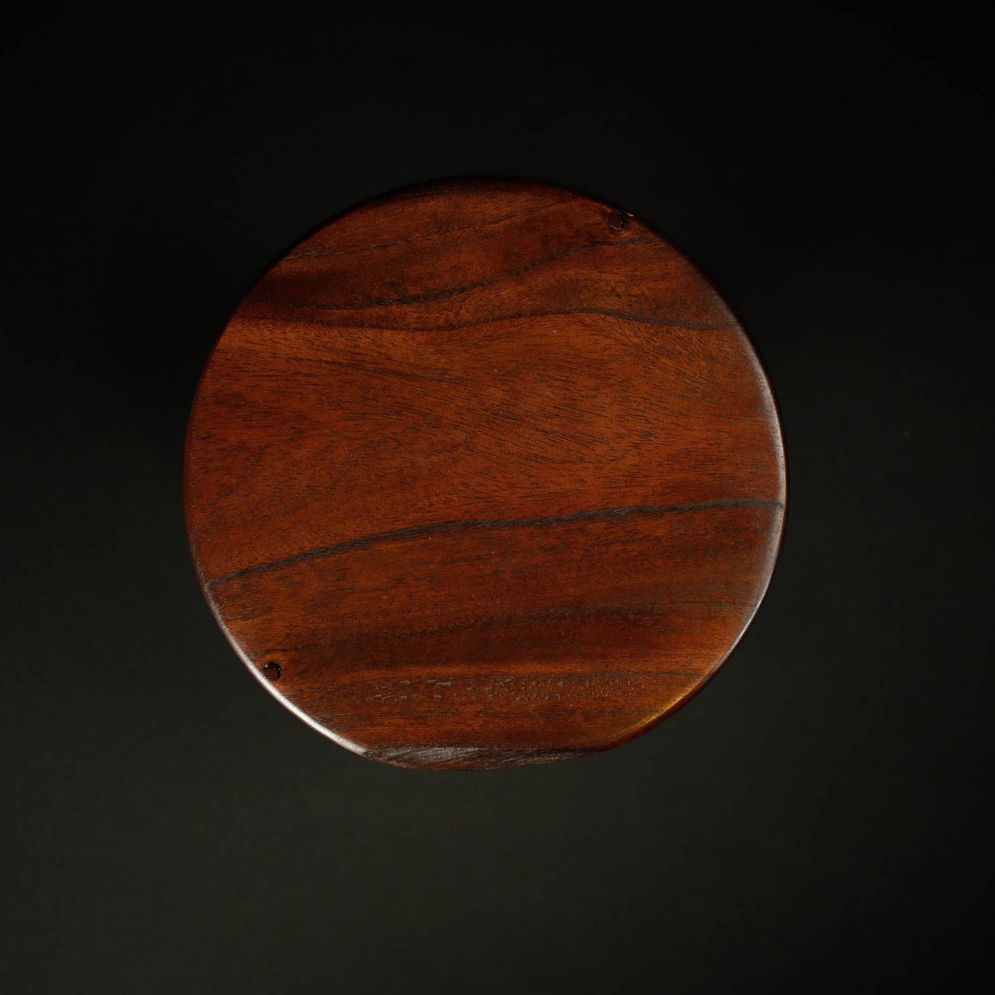 Bonsai Display Jita - Round Dark Natural Edge Feature #1