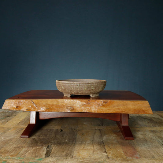 Hand Made Round Bonsai Pot - Samarkand Pottery #2
