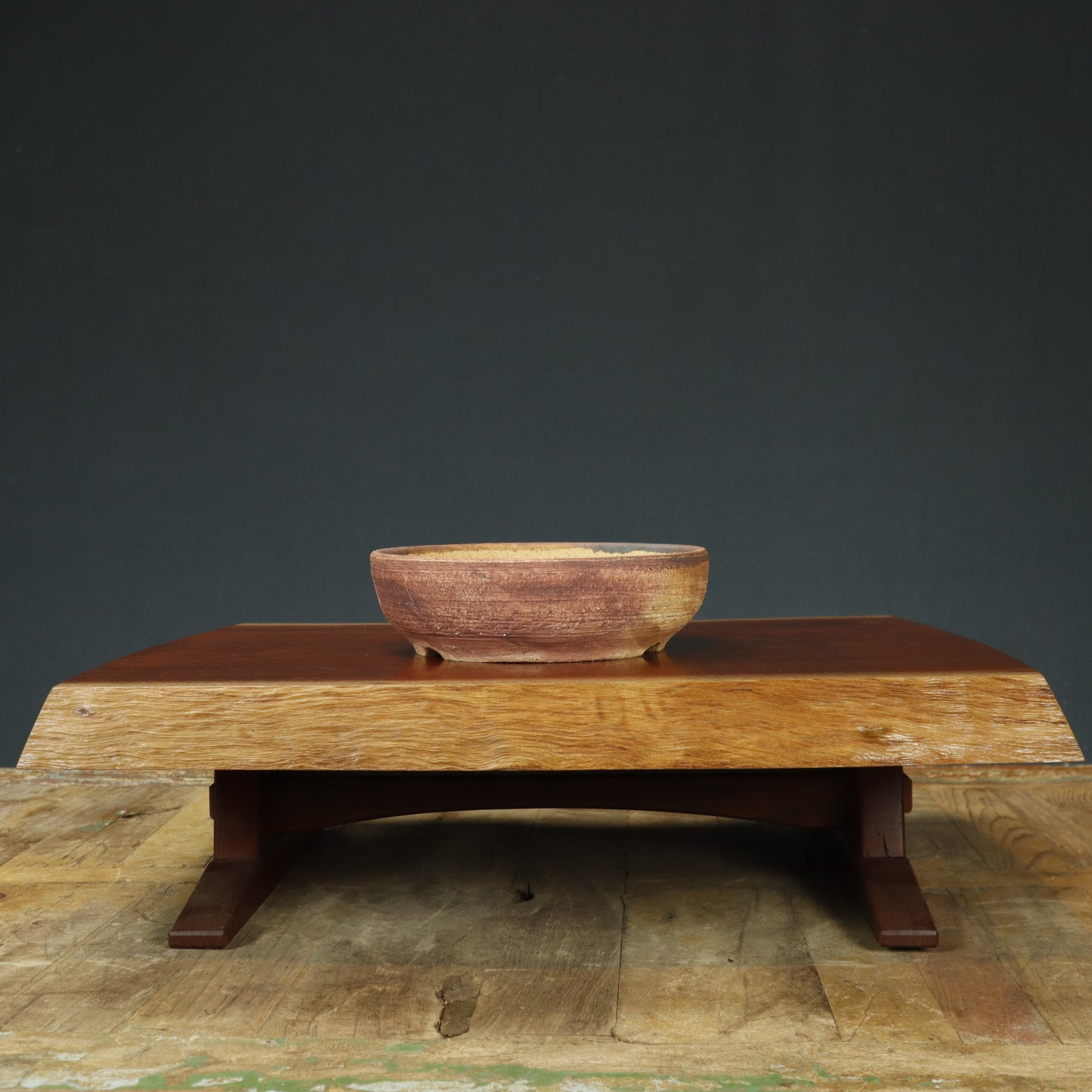 Hand Made Round Bonsai Pot - Samarkand #3