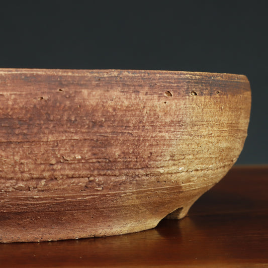 Hand Made Round Bonsai Pot - Samarkand #3