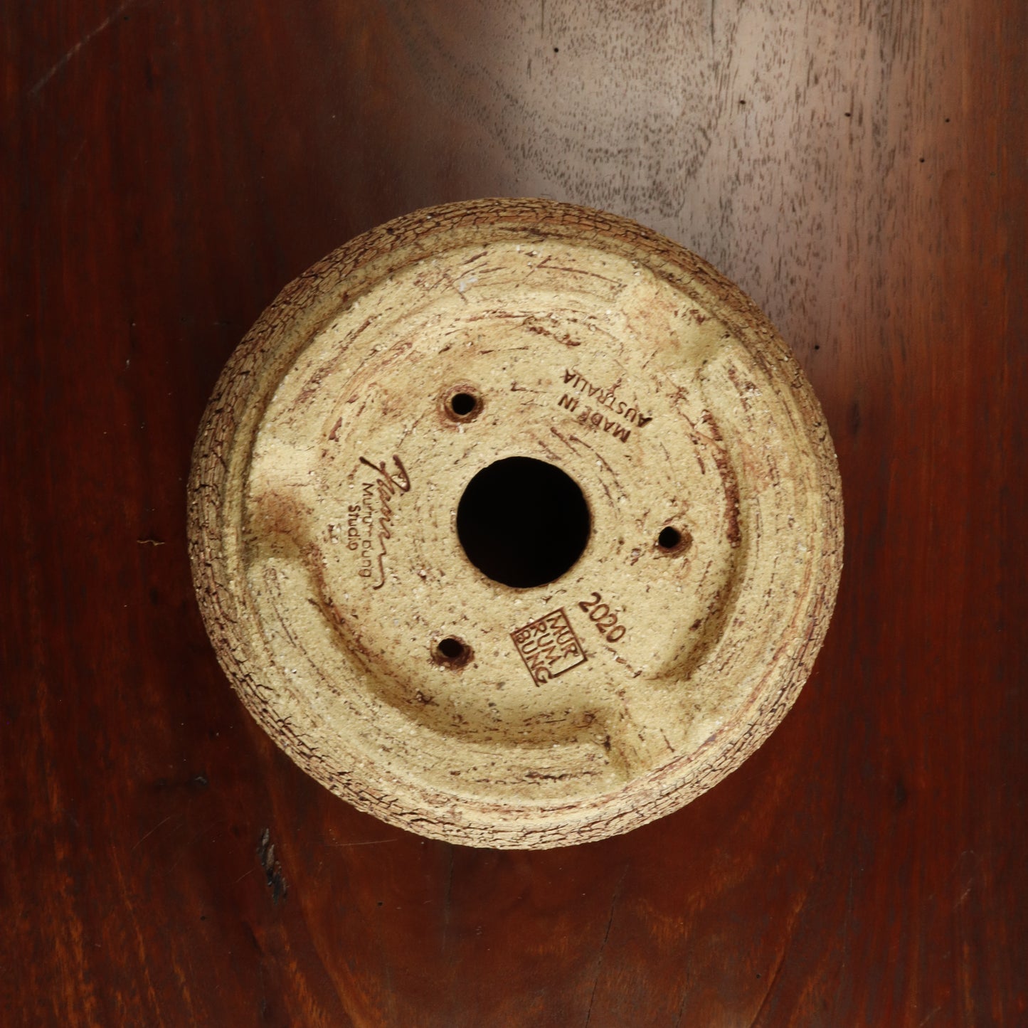 Hand Made Round Bonsai Pot - Murrumbung Studio