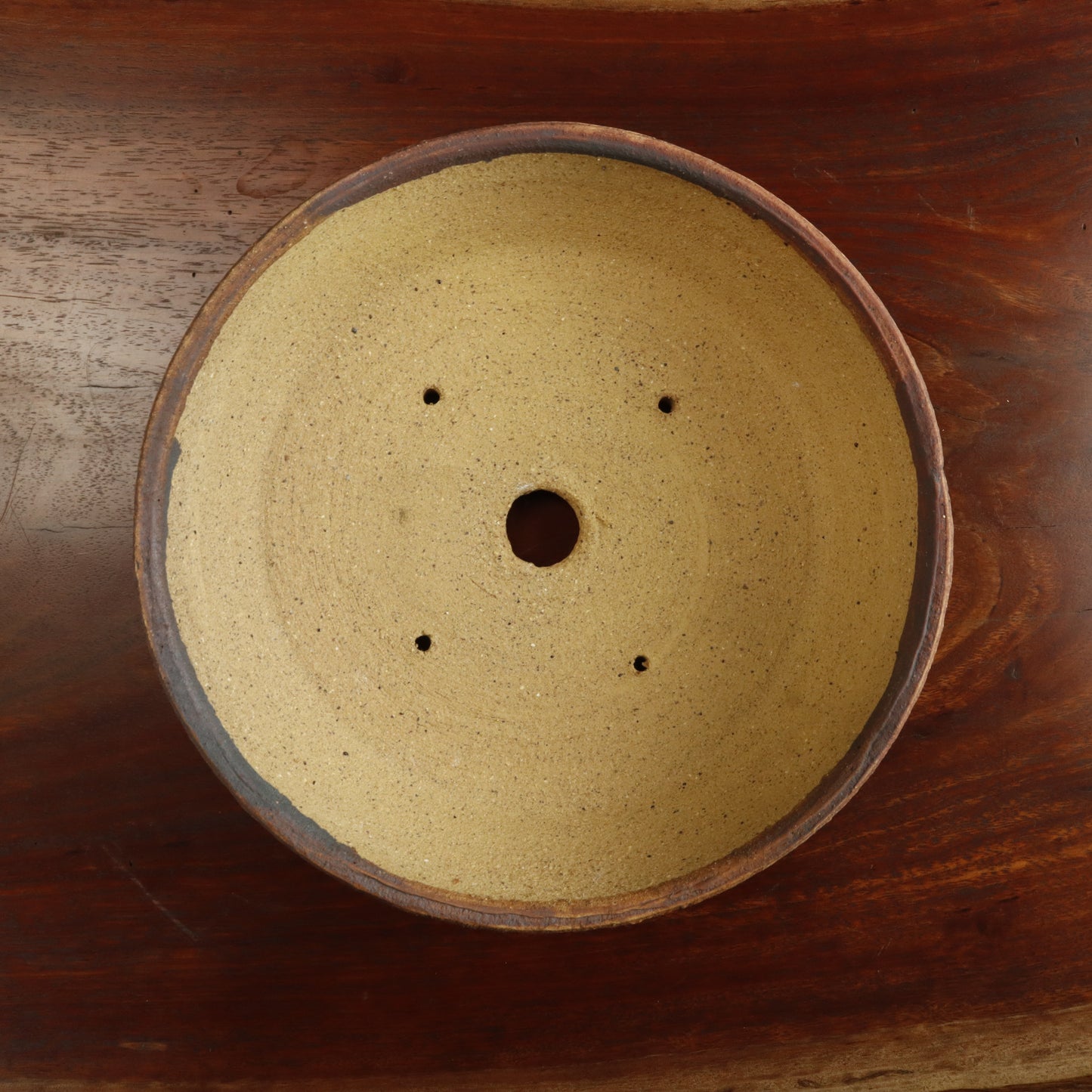 Hand Made Round Bonsai Pot - Samarkand #3