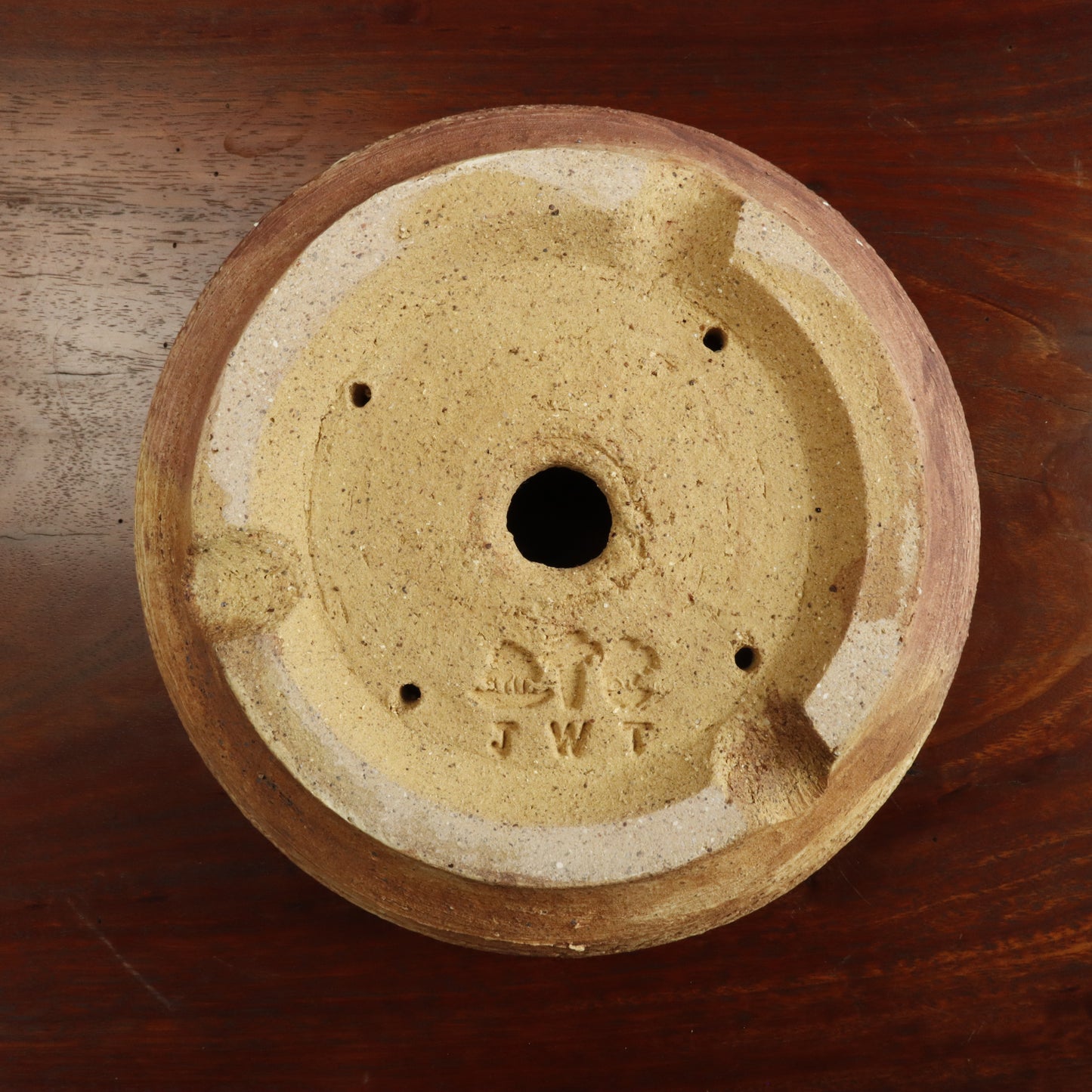 Hand Made Round Bonsai Pot - Samarkand #3