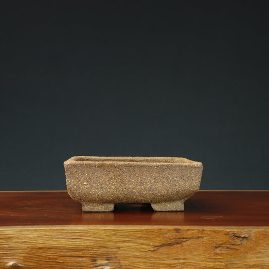 Square Hand Made Bonsai Pot - Unknown Maker #3