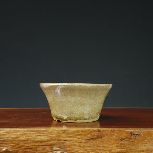 Round Hand Made Bonsai Pot - Denise Allen #14