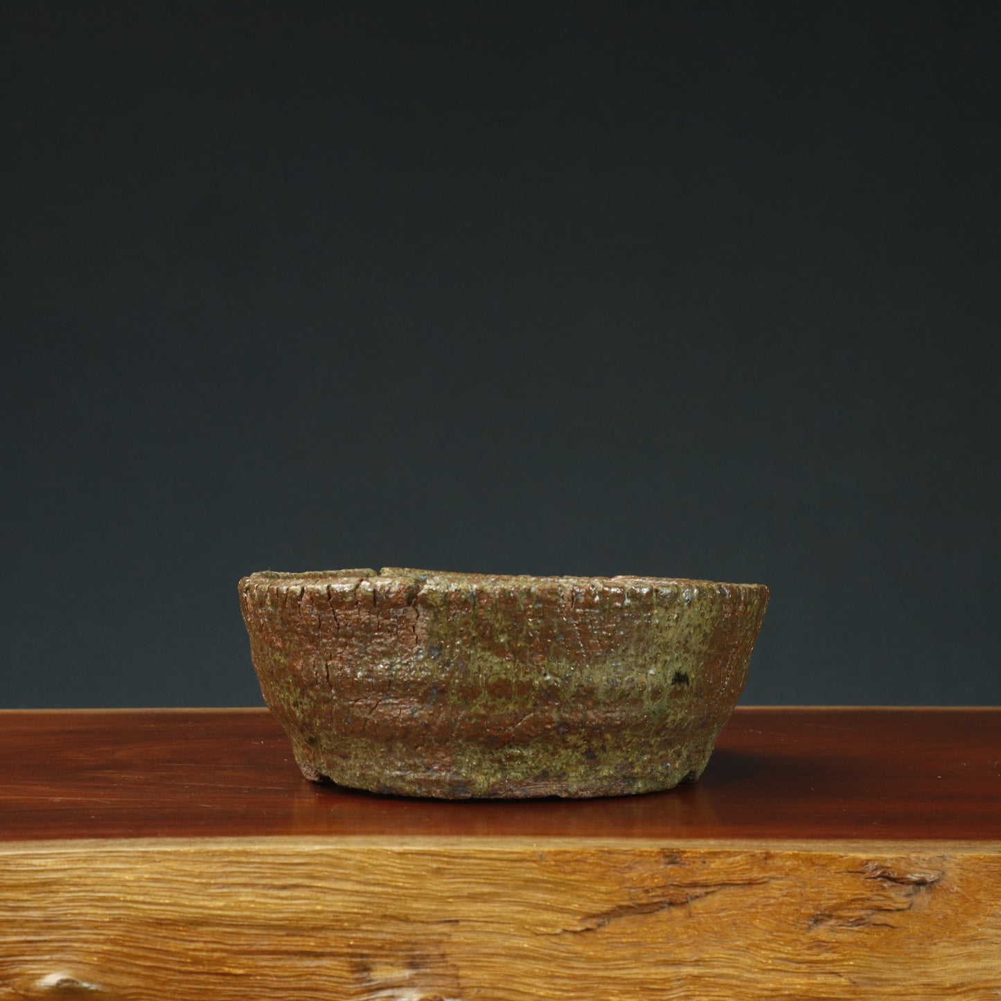 Round Hand Made Bonsai Pot - Unknown Maker #6