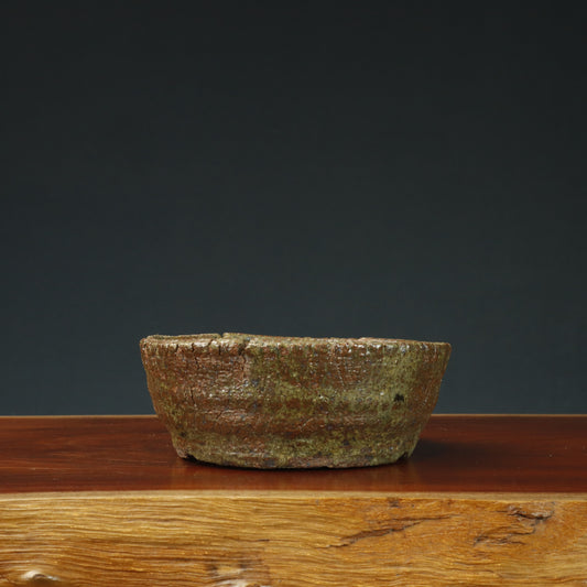 Round Hand Made Bonsai Pot - Unknown Maker #6