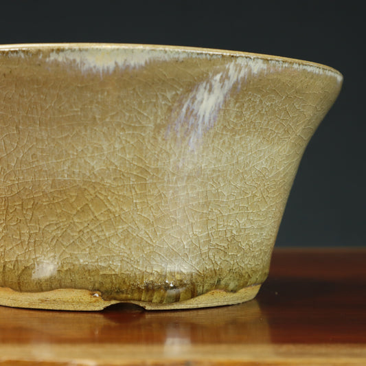 Round Hand Made Bonsai Pot - Denise Allen #14