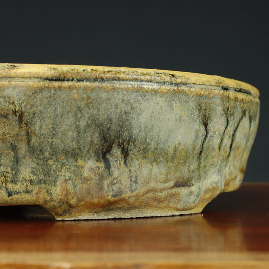 Oval Hand Made Bonsai Pot - Penny Davis #1