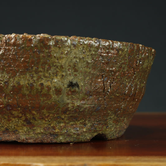 Round Hand Made Bonsai Pot - Unknown Maker #6