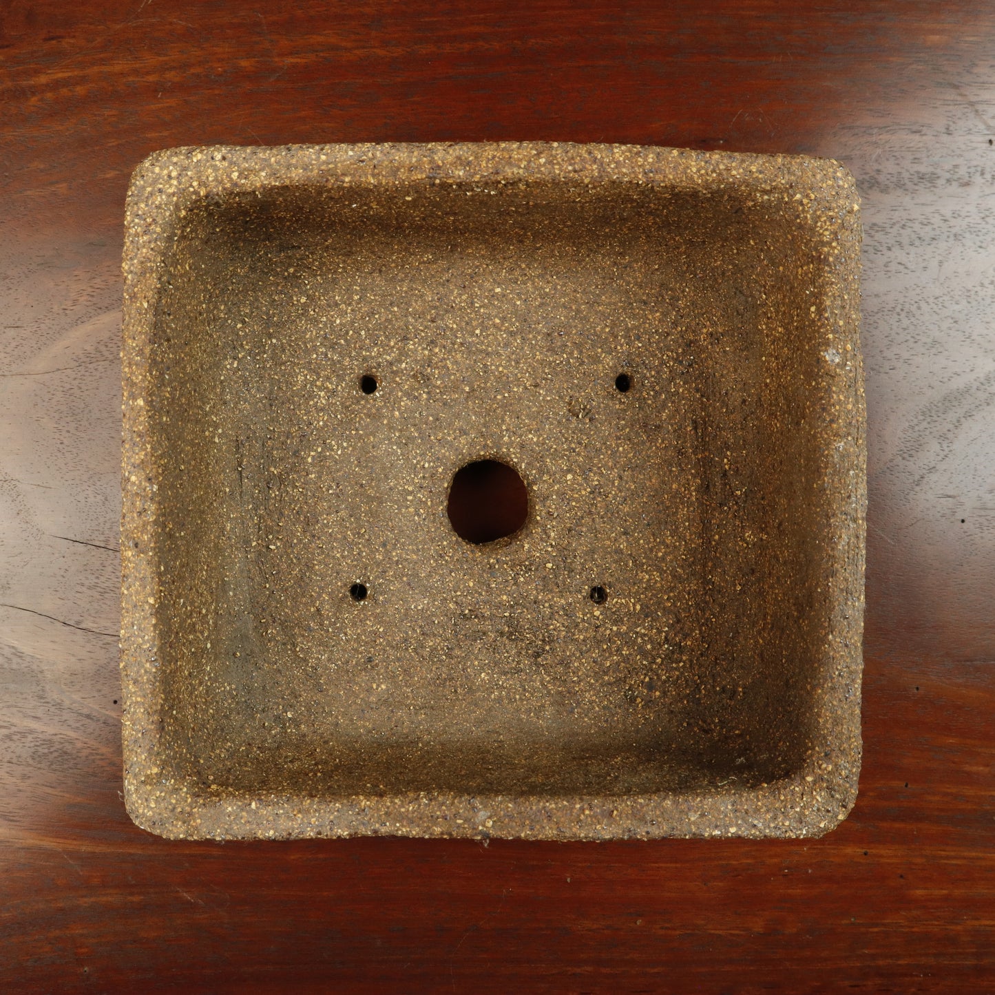 Square Hand Made Bonsai Pot - Unknown Maker #3