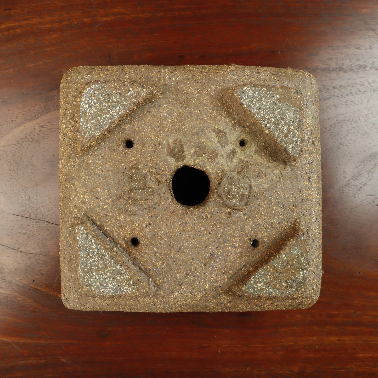 Square Hand Made Bonsai Pot - Unknown Maker #3