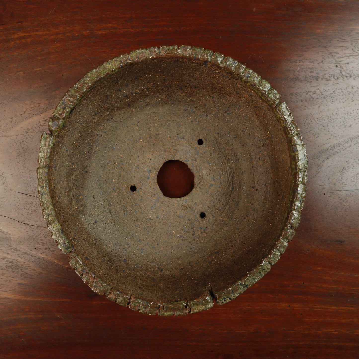 Round Hand Made Bonsai Pot - Unknown Maker #6