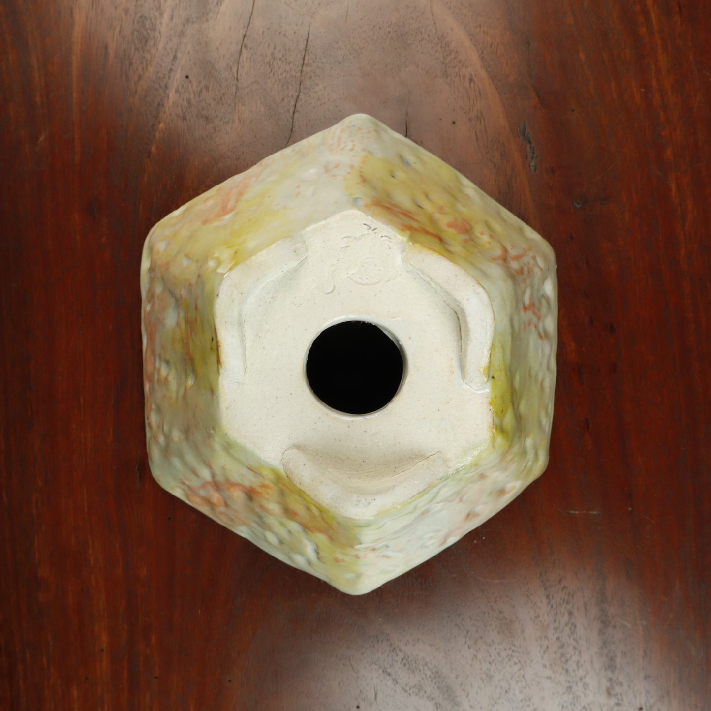 Hexagonal Hand Made Bonsai Pot - Denise Allen #15