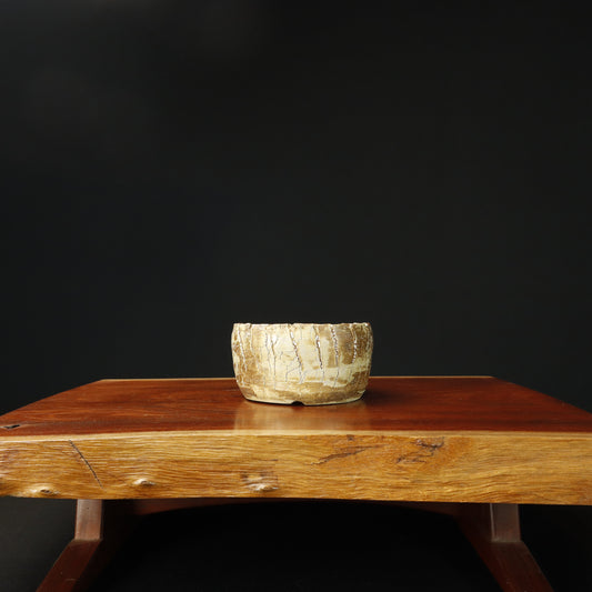 Denise Allen Round Crackle Edge Pot - USED