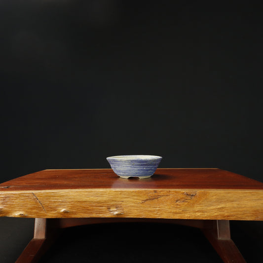 Marg Fenn Round Glazed Bonsai Pot