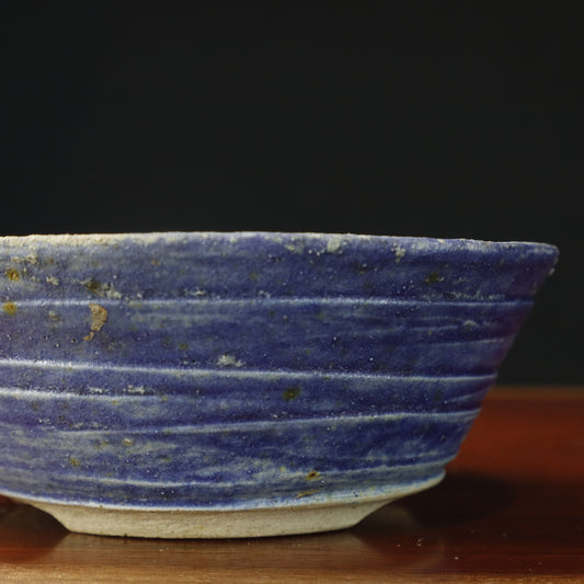Marg Fenn Round Glazed Bonsai Pot