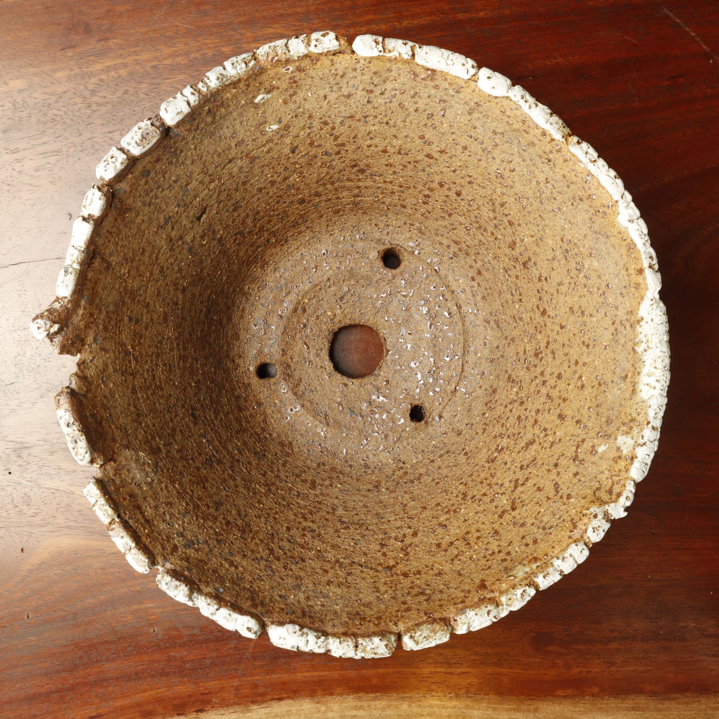 Round Semi-Glazed Denise Allen Bonsai Pot