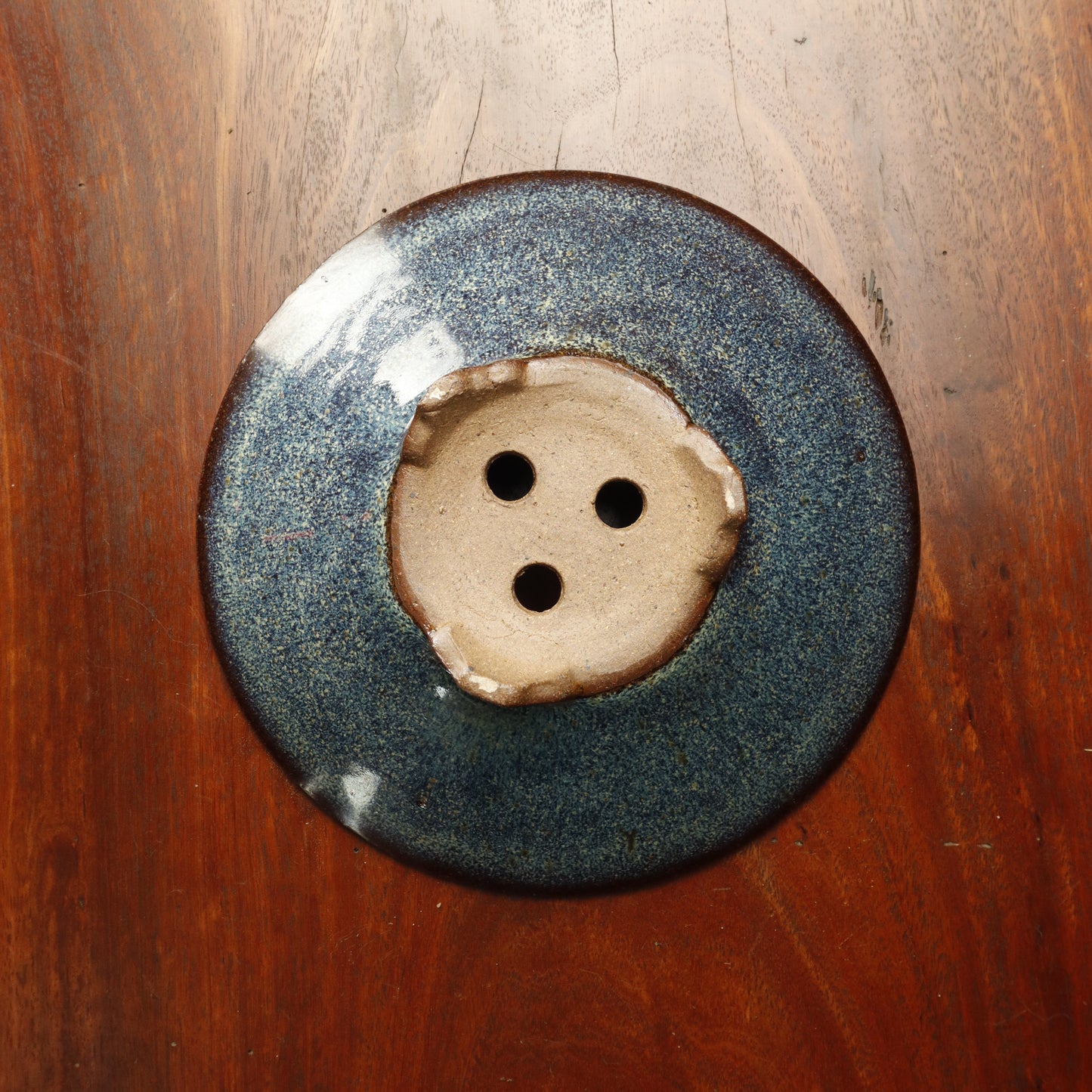 Round Tapered Glazed Bonsai Pot - Unknown Maker