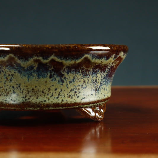 Round Glazed Pot - Unknown Maker