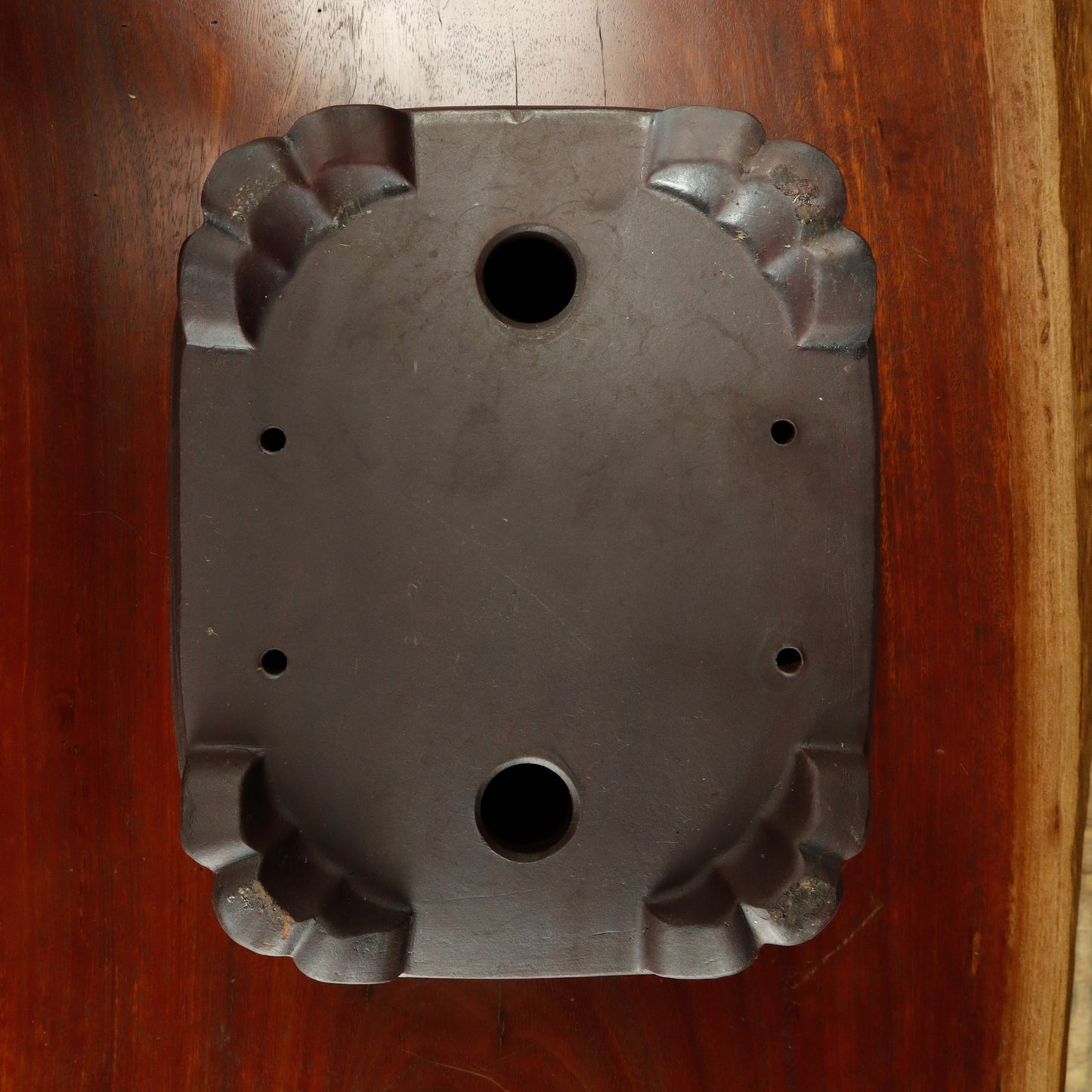 Vietnamese Lotus Style Rectangle Bonsai Pot