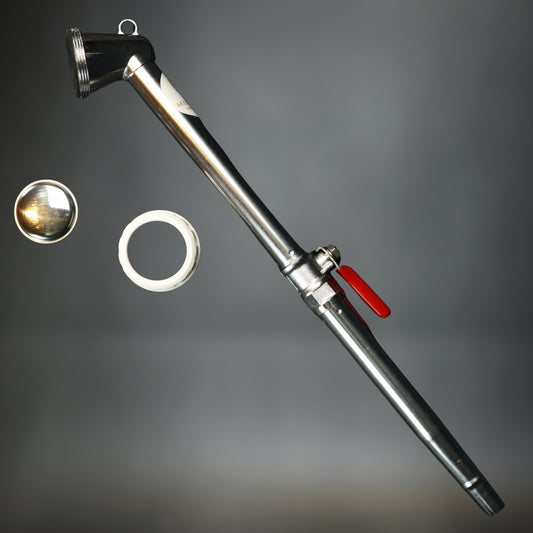 Japanese Chrome Plated Bonsai Watering Wand With Valve 350mm