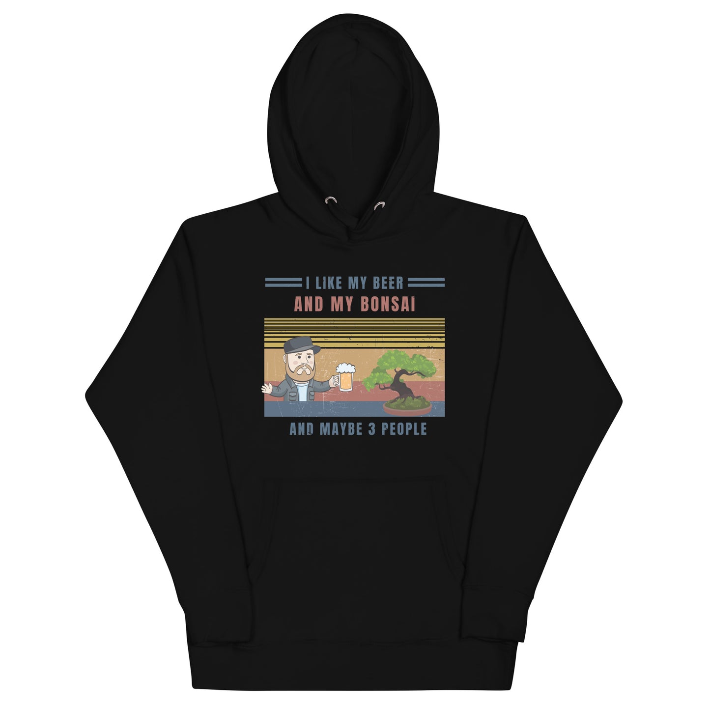 I Like Beer And Bonsai Hoodie