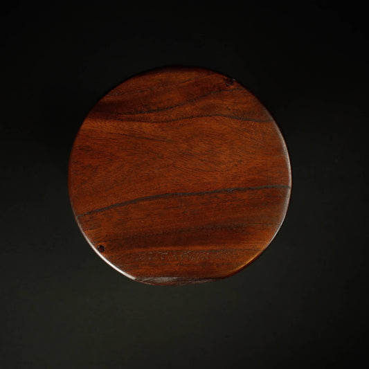 Bonsai Display Jita - Round Dark Natural Edge Feature #1