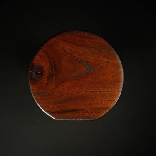 Bonsai Display Jita - Round Dark Natural Edge Feature #2