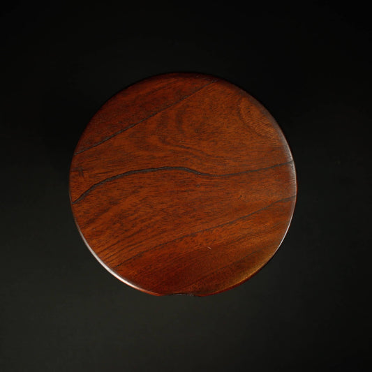 Bonsai Display Jita - Round Dark Natural Edge Feature #3