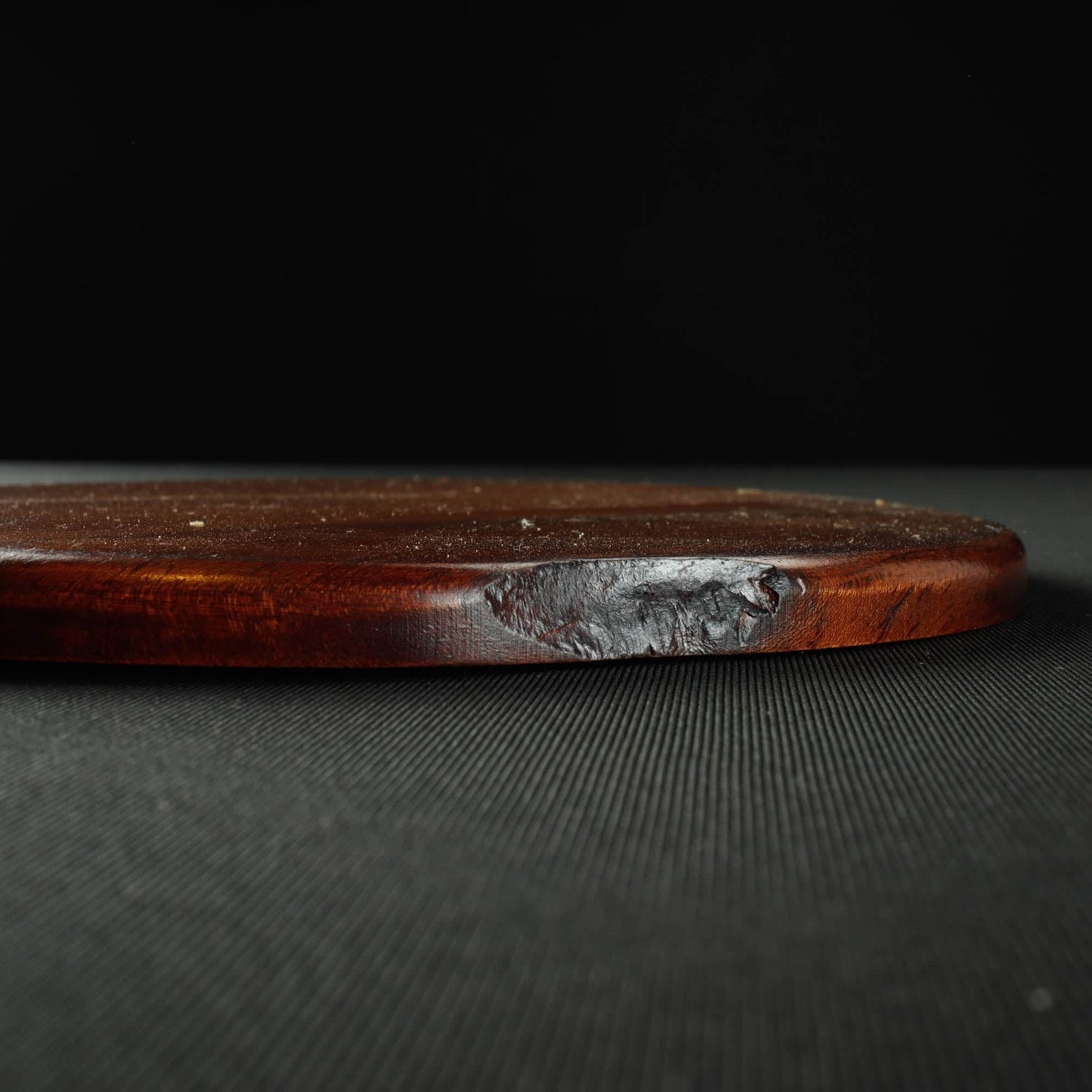 Bonsai Display Jita - Round Dark Natural Edge Feature #3