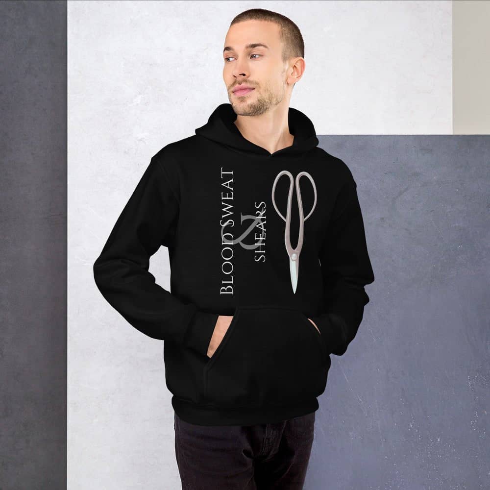 Blood Sweat & Shears Vertical Unisex Bonsai Hoodie