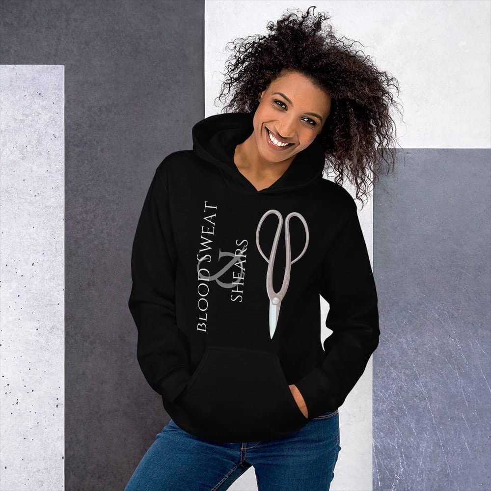 Blood Sweat & Shears Vertical Unisex Bonsai Hoodie