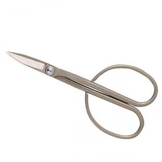 Kikuwa 175mm Fluorine Nickel Plated Bonsai Scissors - Bonsai-En