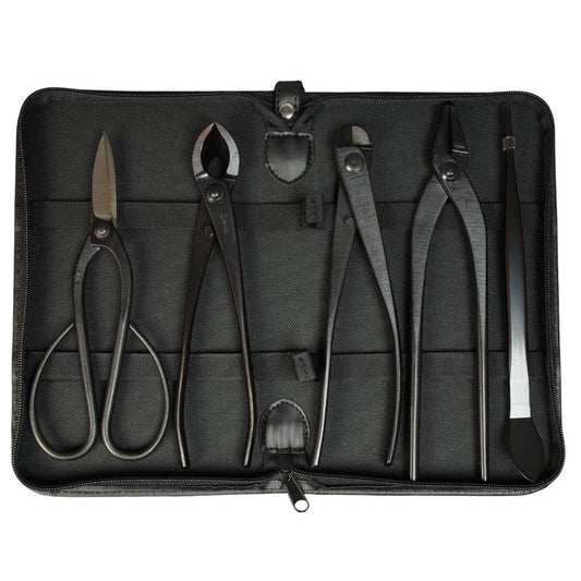 Kikuwa Bonsai Tool Kit 5 Piece Carbon Steel