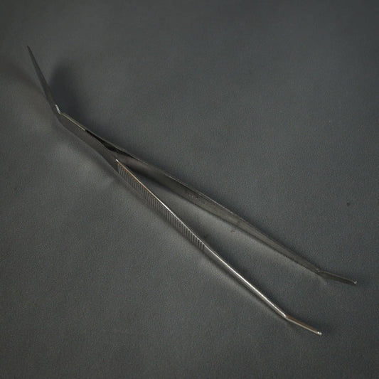 Kikuwa Stainless Down Turned Tweezer / Spatula - Bonsai-En