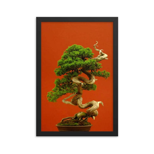 Red Juniper Display Print - Bonsai-En