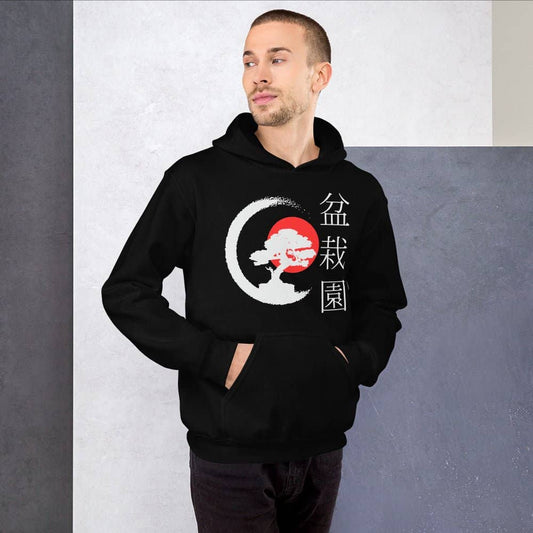 Red Sun Bonsai Unisex Bonsai Hoodie
